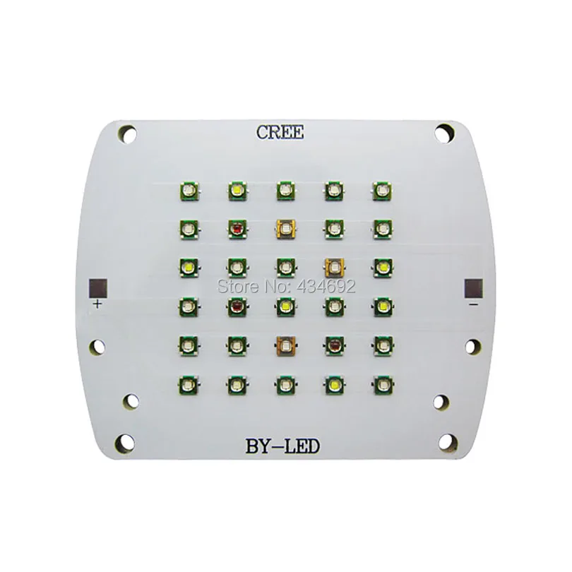 100 Вт Cree XPE XP E + полу светодиодный s УФ DIY лампа светильник 10000K 420NM 450NM 620NM для