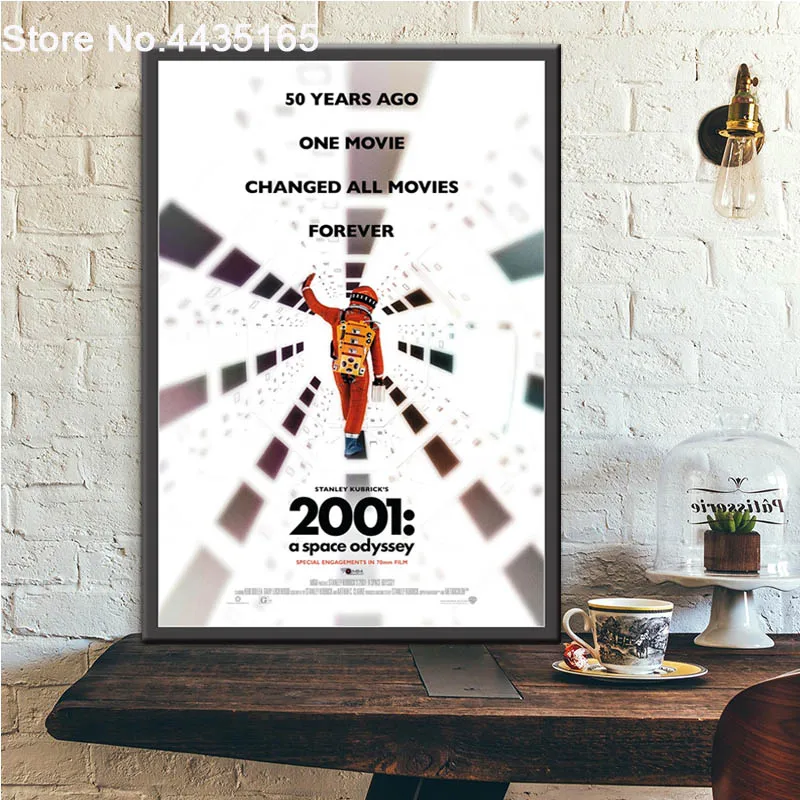 Бургундия 2001 космическая Одиссея, киноплакат, классические киноплакаты и принты, настенная художественная картина, холст, живопись для гостиной, домашний декор - Цвет: Бургундия
