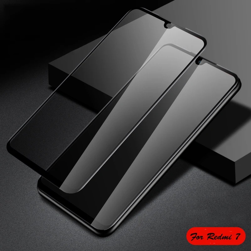EXUNTON для Xiaomi Redmi 7 Антибликовая Защитная пленка из закаленного стекла 9H защиты