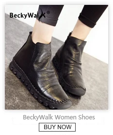 BeckyWalk/женские сапоги; женские облегающие зимние высокие сапоги; водонепроницаемые теплые зимние сапоги для девочек; женская обувь; женские теплые сапоги; botas mujer; WSH3105