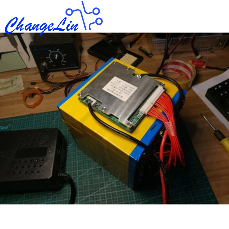 16S 48V 60V 35A-56A Lipo Lifepo4 литий-ионная батарея Защитная плата BMS полимерные индикаторы для электромобиля ebike