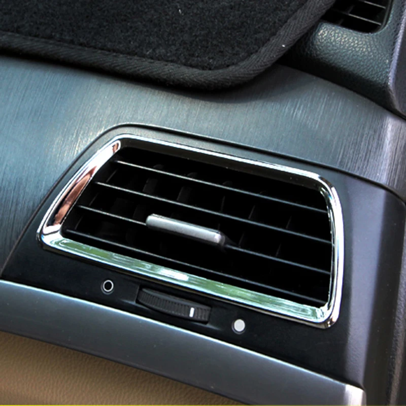 Для Honda Accord 8th 2008 2009 2010 2011 2012 2013 воздуха условного AC отдушина декоративная крышка розетки ABS салона авто Запчасти 3 предмета в комплекте