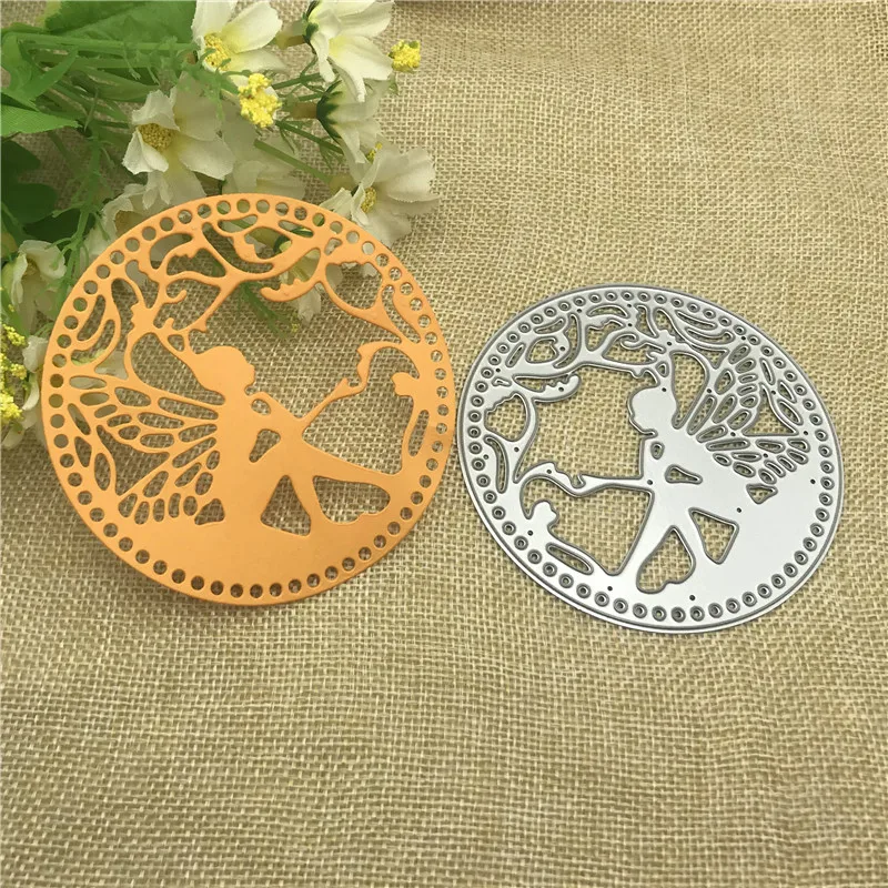 Ангельские металлические режущие штампы трафареты для изготовления карт