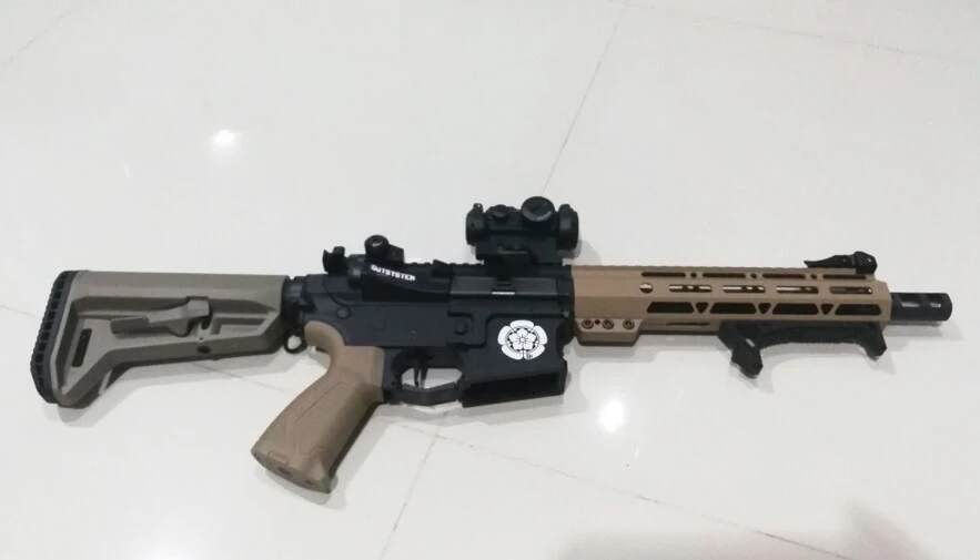 Aplus 7/9/10/11/12/13,5/15/17 ''дюймовый Keymod/M-lok зажима Стиль направляющая для ствольной накладки с креплением для крепления Системы Fit. 223/5. 56_Tan Цвет