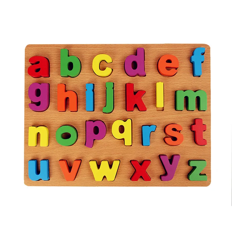 New Wooden Baby Toys Numbers and letters Jigsaw Puzzle Educational | Игрушки и хобби