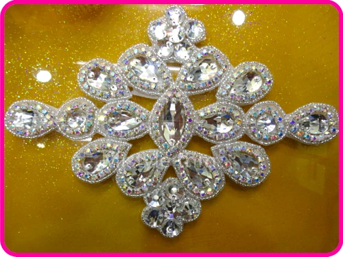 Блестящий AB цветной A класс большой свадебный кристалл горный хрусталь железа на