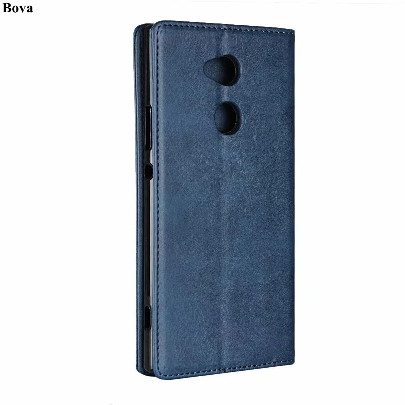 Кожаный чехол для sony Xperia XA2 ультра раскладной чехол с держателем карты кобура Магнитный Привлекательный чехол кошелек Чехол