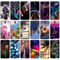 2016 TPU Flower Dog Flower Plants Printed Case for OnePlus One 1 1 Soft Gel Silicone Back Phone Cover for OnePlusOne 1 1