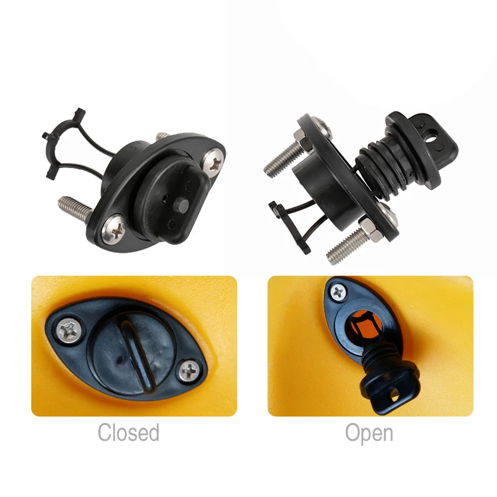 1 пара дренажных штепсельных вилок винты для шлюпки байдарки каноэ лодка топ