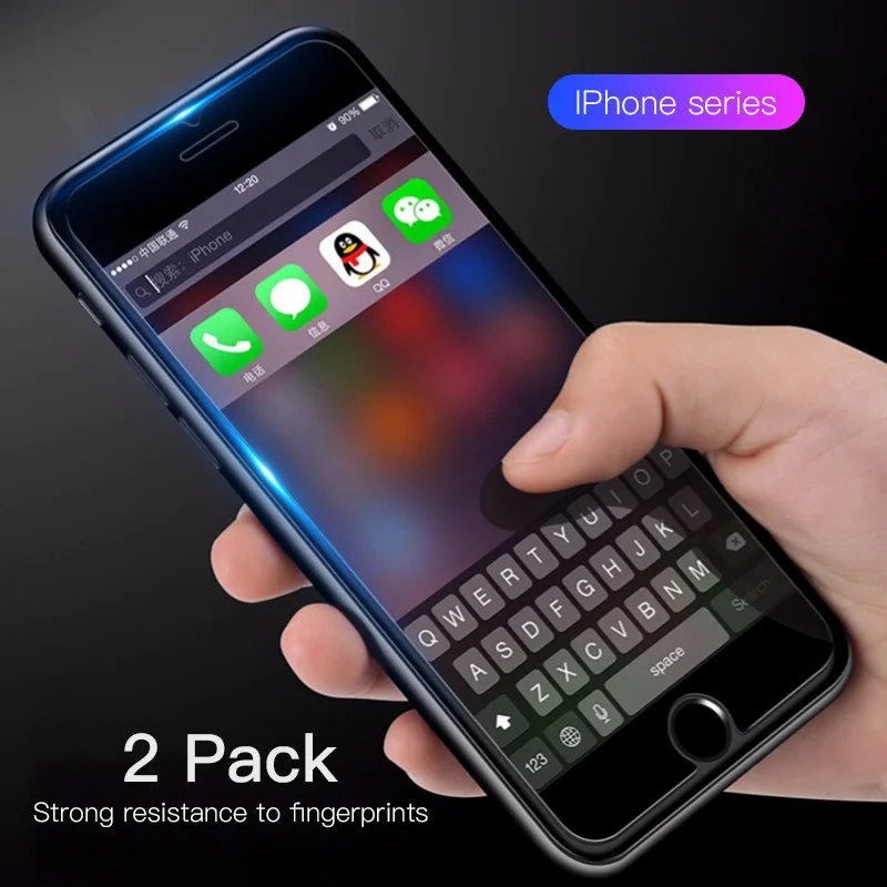Закаленное стекло протектор экрана для iPhone X XS Max XR 7 Plus 8 5S 5 SE 6 6S высокое качество 0 3