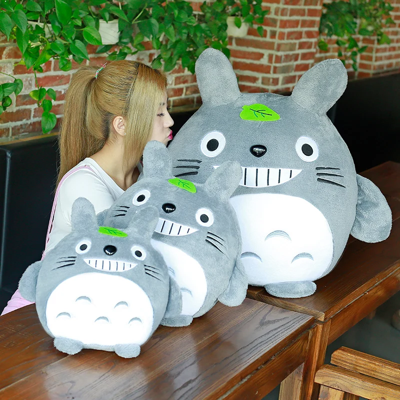 Горячая Распродажа 40 см укомплектованные плюшевые игрушки Totoro знаменитые