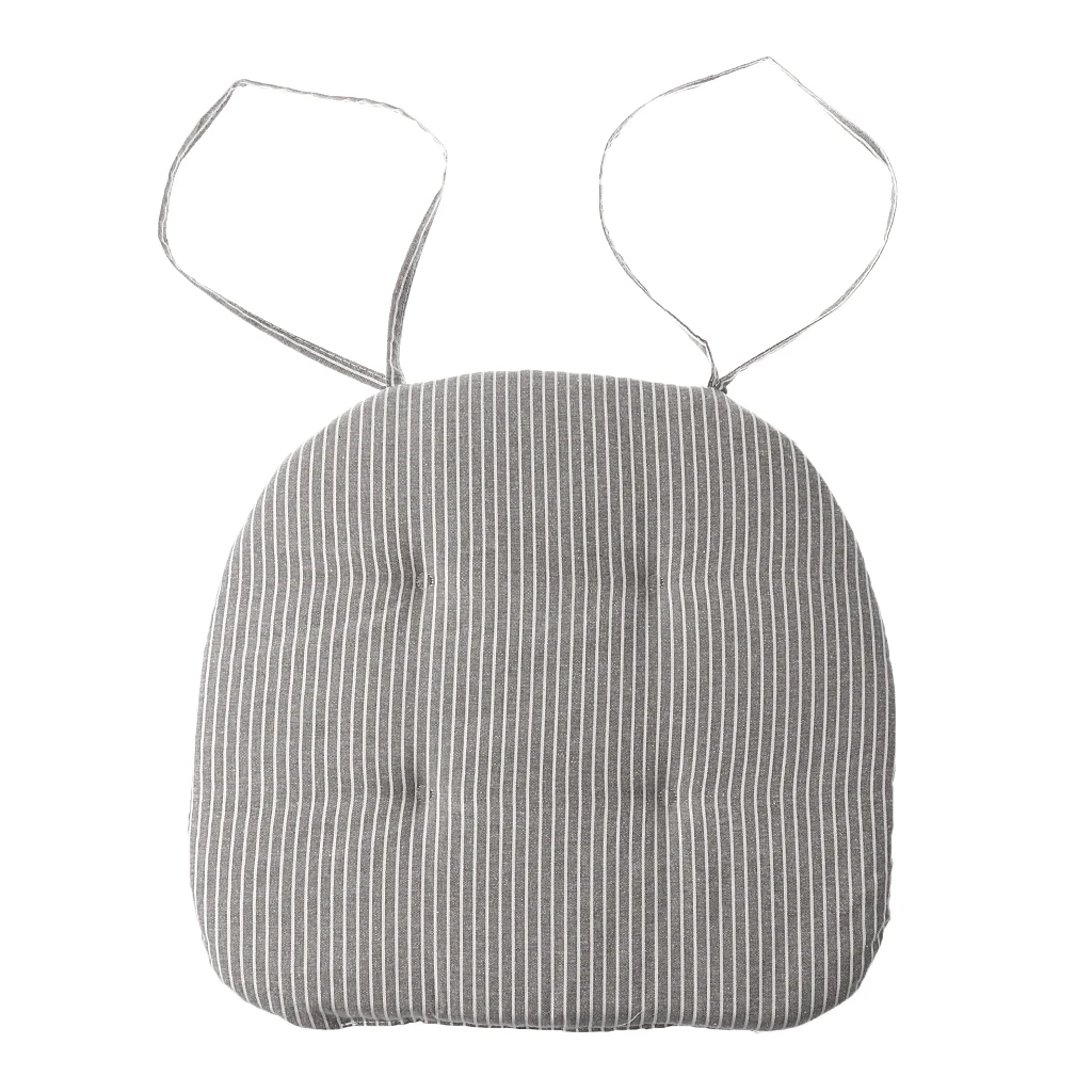 Gray Stripe 40*40 см обеденный стул подушка подушки сиденья обеденный патио кухня открытый - Цвет: Gray Stripe