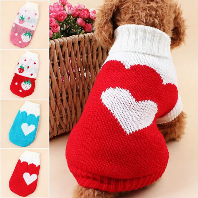 Одежда для кошек и собак зимний ropa perro костюм маленькой собачки свитер со щенком