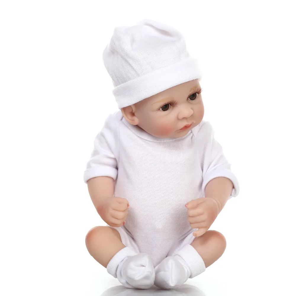 Реалистичная мягкая Анатомически правильная Кукла reborn Baby Boy 10 дюймов|girl trunk|doll