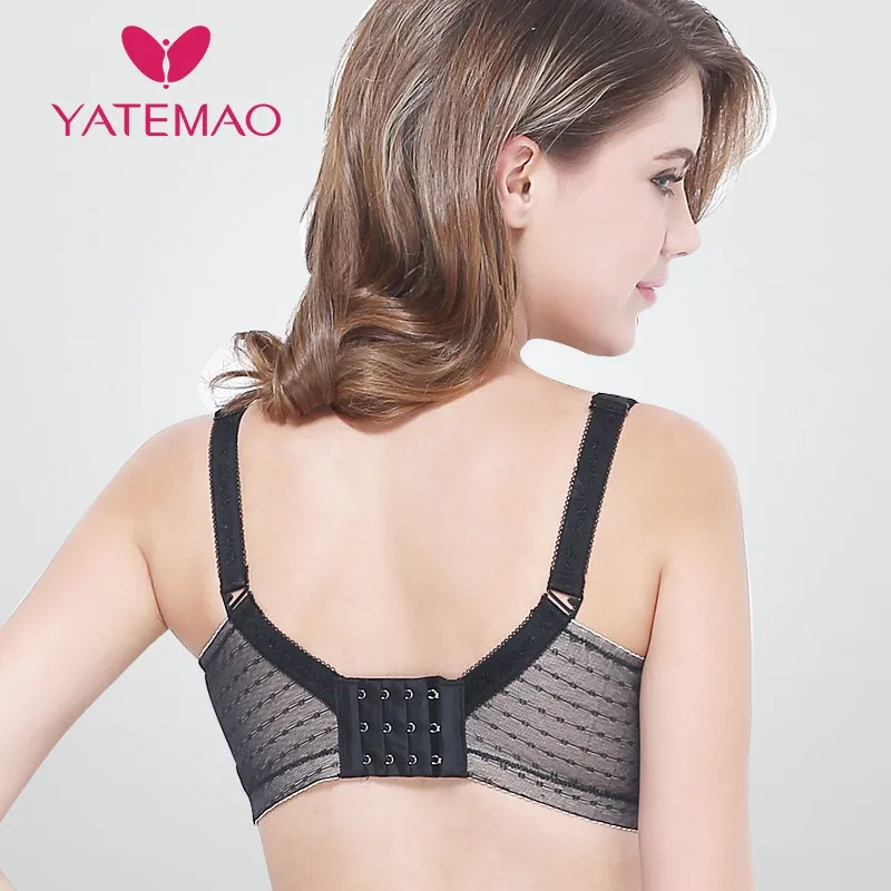 YATEMAO Comforty Для женщин кормления бюстгальтеры для кормящих беременные для грудного вскармливания бюстгальтер без косточек, растягивающиеся мягкие большие бюстгальтеры черный/белый