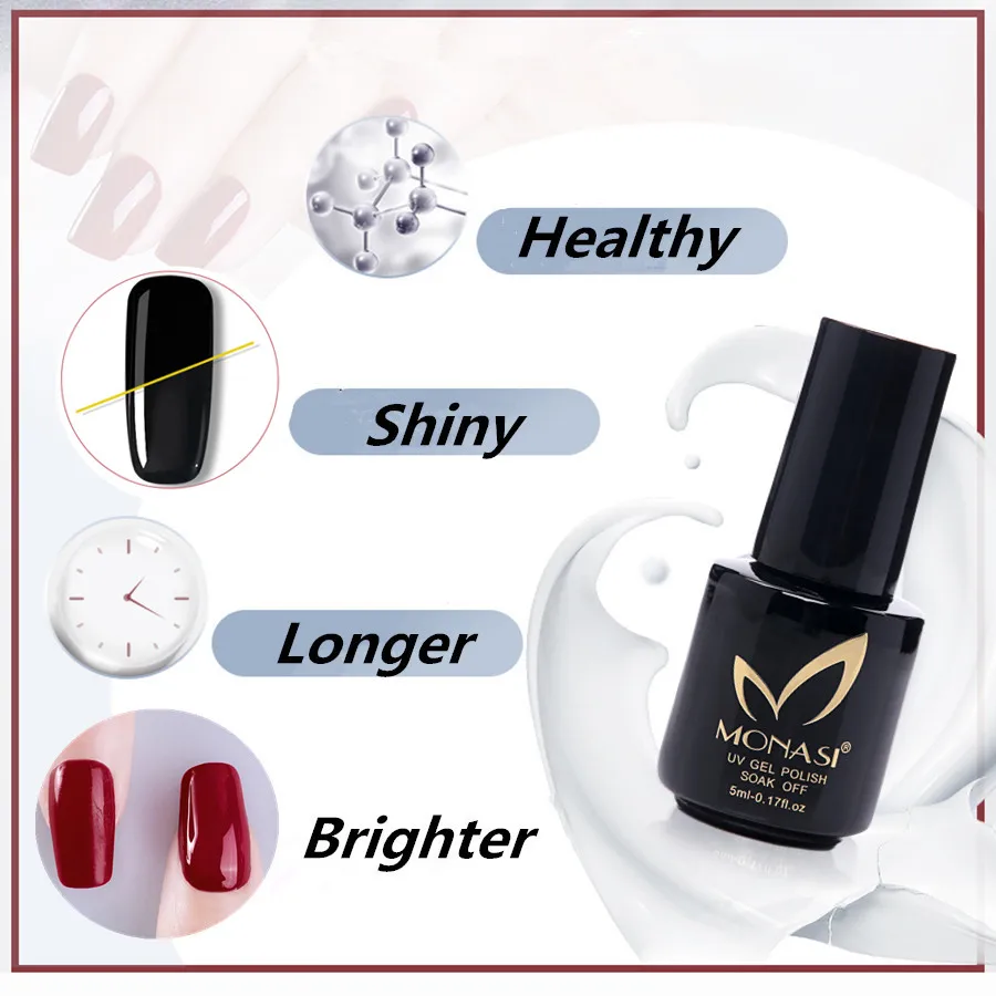 

2021 Hot Selling Top Coat Base Gel Long Lasting Soak Off UV LED Nail Gel Polish Varnish Top Without a Sticky Layer