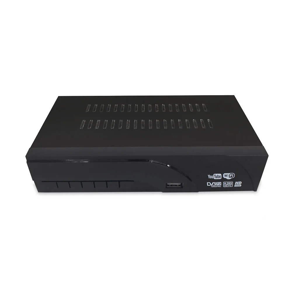 Новейший DVB-T2 цифровой приемник DVB T2 наземный приемник поддерживает Dolby AC3 DVB-T H.265/HEVC плеер Медиа с внутренней антенной