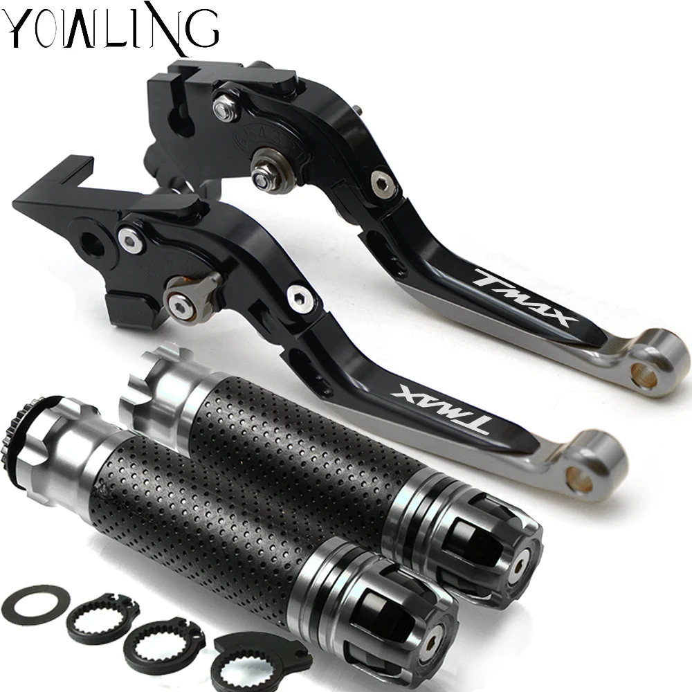 

For T-MAX TMAX 530 500 TMAX530 TMAX500 Motorcycle Brake Clutch Levers Handlebar grip Handle Hand Grips Year 2009-2018
