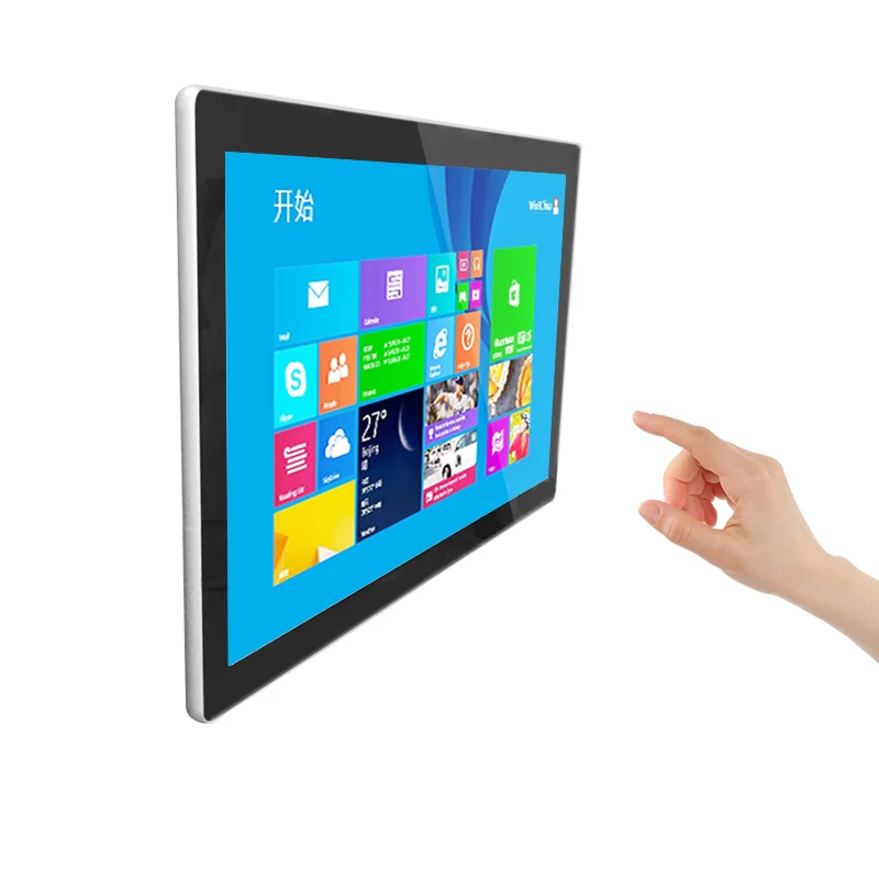 

17 Inch fanless Industrial Panel pc with Resistance / Capacitive