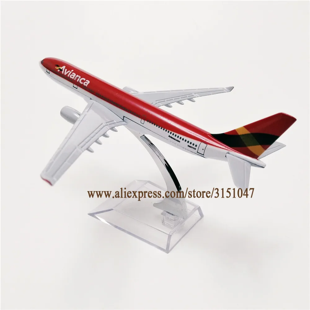 Воздушный AVIANCA A330 Аэробус 330 авиакомпаний модель самолета Колумбии дыхательные