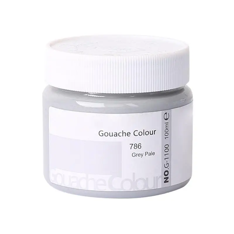 Light Gray Для Марли гуашь краски, профессиональное искусство краски ing краски для художников студентов гуашь акварель картина 100 мл# BW - Цвет: Light Gray