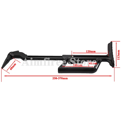 Тактическая поддержка выдвижной приклад Подходит Glock G17 G18 G19 G22 G34 Quick Release Glock конверсия стабильная ручка