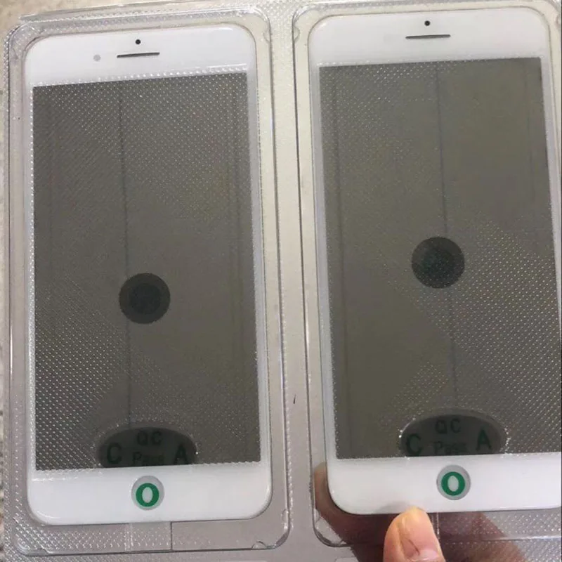 10 шт. OCA+ поляризатор пленка для iPhone 5G 5S 6 6S 7 8 Plus 4," 5,5" переднее стекло сенсорный экран+ холодная прессованная рамка Замена части