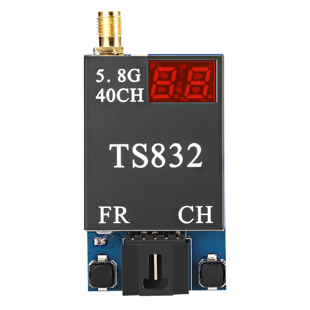 TS832 Wireless Transmitter RC Toys Parts FPV Systems 40CH 5.8G 600mW 5KM Audio Video for Toy|video transmitter|transmitter rcaudio video transmitter