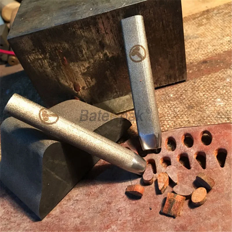 Перфоратор для отверстий в кожаном ремешке 5 Х9 мм|Ножи| |