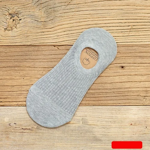 Light gray2 Socks 10 шт. = 5 пар/лот, мужские носки-башмачки, лето-осень, повседневные, мягкие, черные, кофейные, невидимые, хлопковые носки, мужские короткие носки, тапочки, Meia - Цвет: Light gray2 Socks