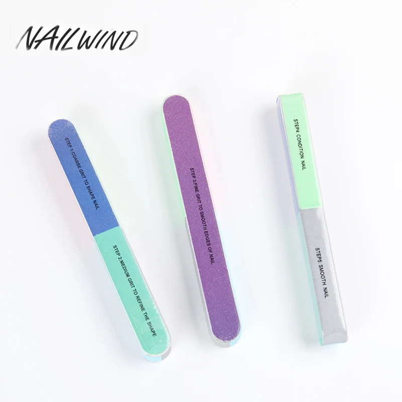 NAILWIND 1 шт. Многофункциональный буфер для ногтей Маникюрный Инструмент пилка