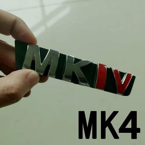 MK4 MK3 4 5 6 7 украшение на голову автомобиля передняя решетка значок эмблема для Jetta Golf 4 5 MK4 сотовый передний гриль авто аксессуары - Цвет: MK4