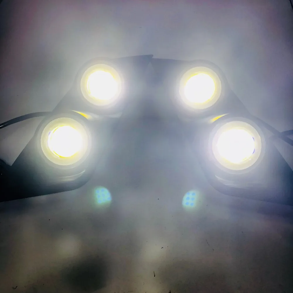one set waterpoor LED fog light day light DRL for Ford Ranger T6 T7 2012 2013