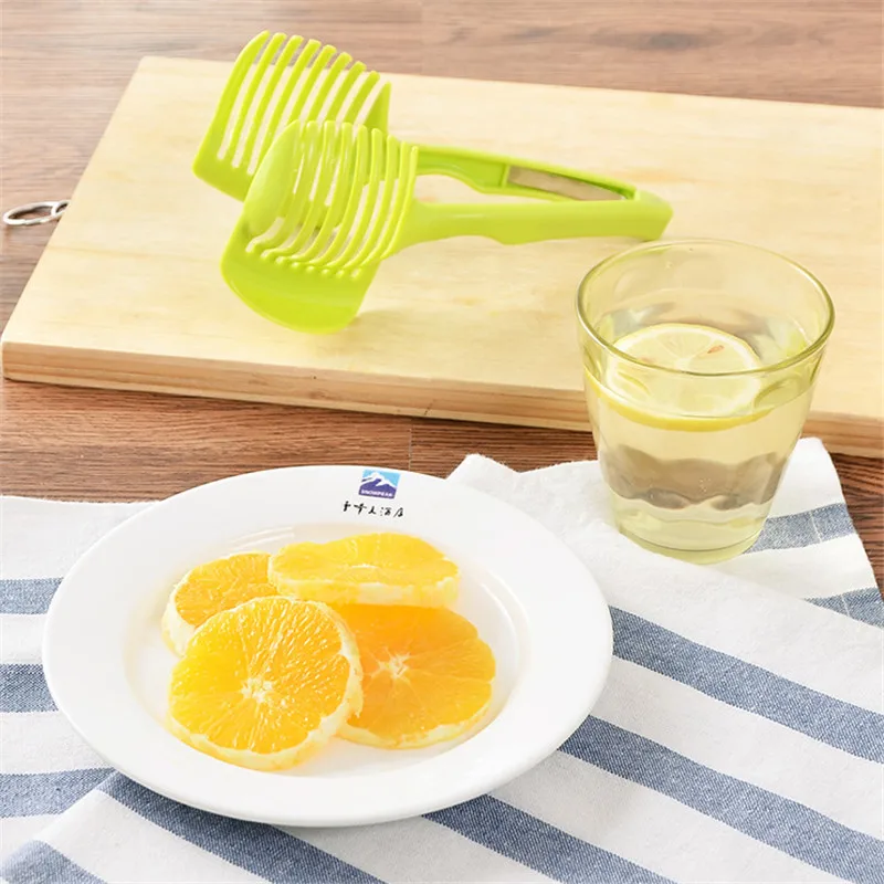 Round Fruit Vegetables Slicer Tomatoes Oranges Lemons Potatoes Quick and Evenly Sliced Machines Anti-hot Grips Home kitchen Tool | Дом и сад