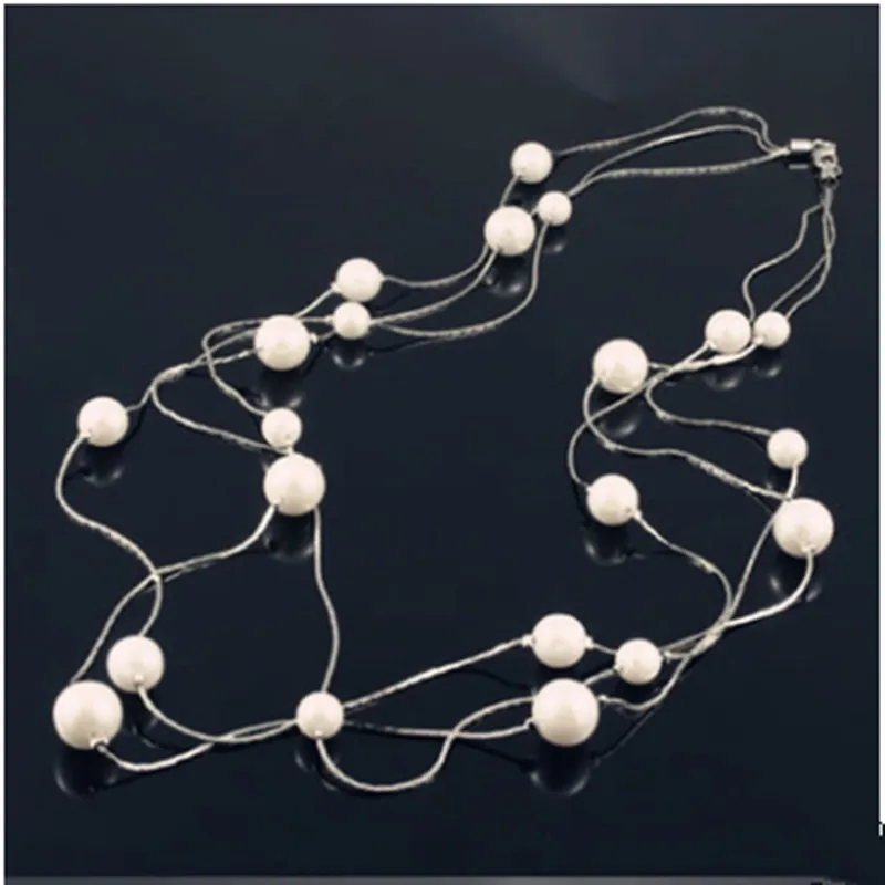 Лидер продаж многослойный свитер в богемном стиле ожерелье цепочка с длинными