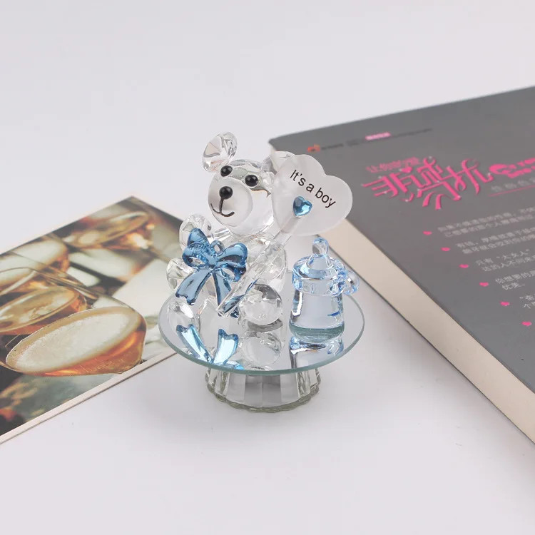 

K5 Crystal Bear Nipple Baptism Baby Shower Souvenirs Party Christening Giveaway Gift Wedding Favors and Gifts For Guest