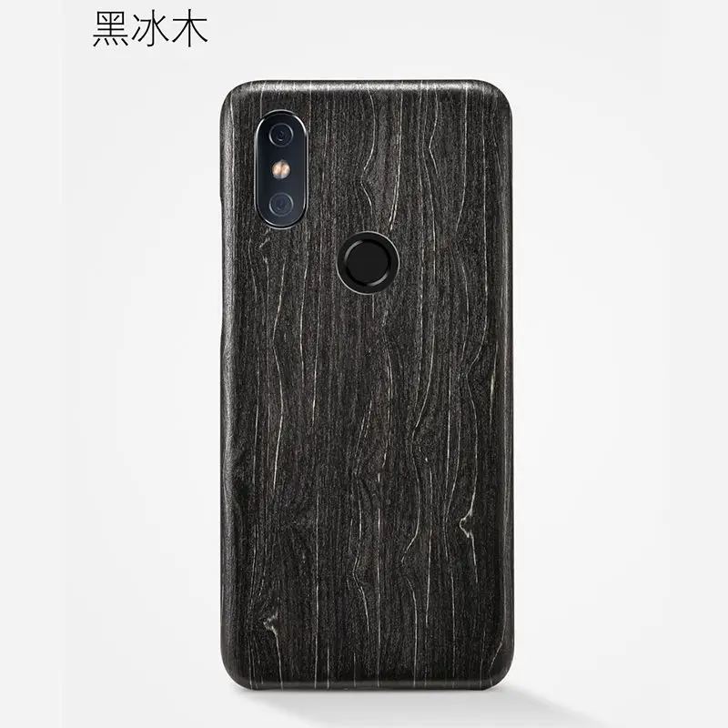 4 MI 8 Black ice Чехол для телефона из натурального дерева для Xiaomi mi 8, чехол-накладка из черного ледяного дерева, гранатового дерева, грецкого ореха, розового дерева для mi 8 PRO - Цвет: 4 MI 8 Black ice