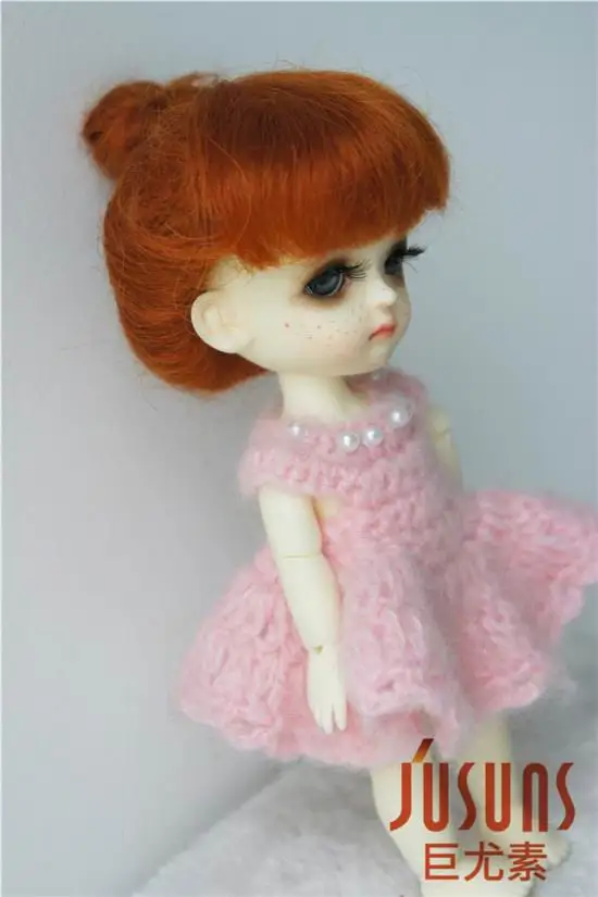JD049M 1/8 милые куклы мохер парики 5-6 дюймов до стиль BJD парики 13-15 см куклы аксессуары
