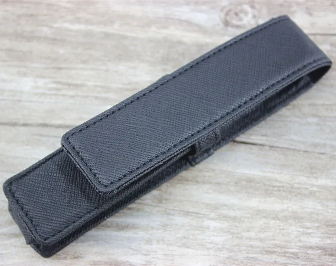 Специальный стиль черная ручка или роллер фонтан кожаный чехол для ручки только