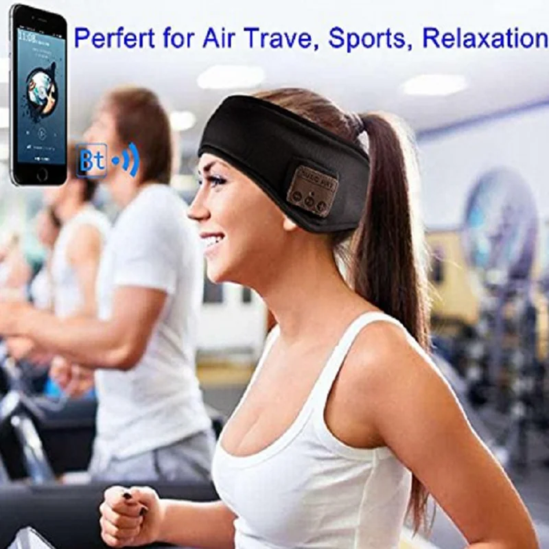 Беспроводные Bluetooth стерео наушники, наушники для бега, наушники для сна, спортивные наушники для сна, музыкальная повязка на голову, JOY Fashion