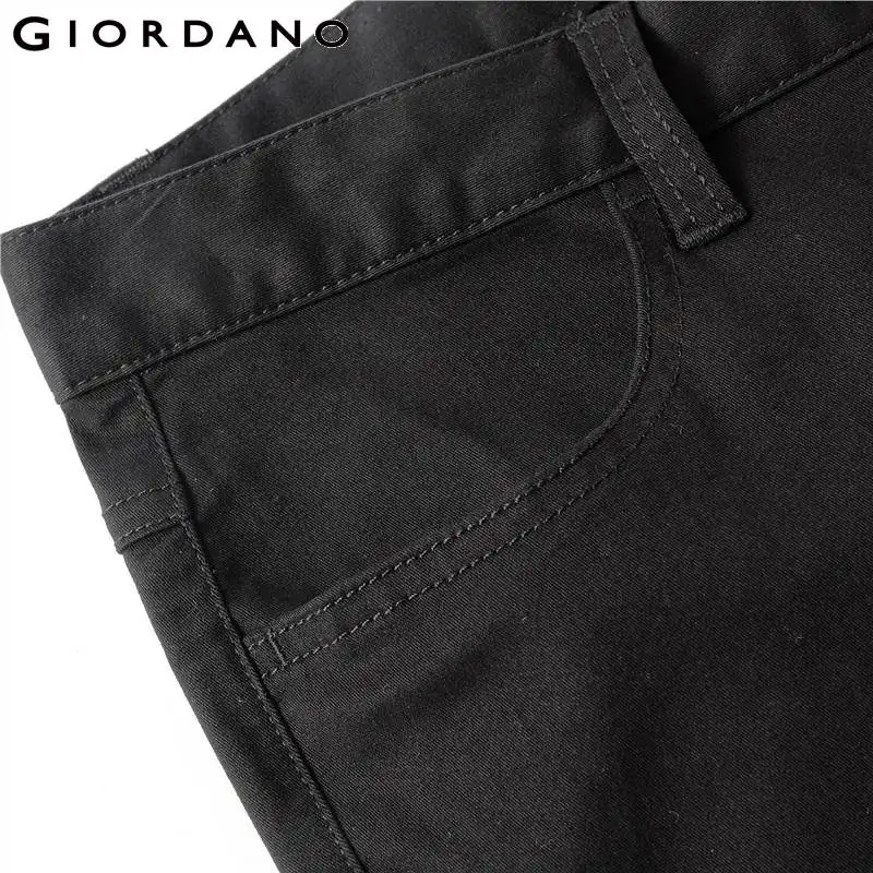 Giordano женские повседневные укорочённые брюки slim fit на средней талии данная модель