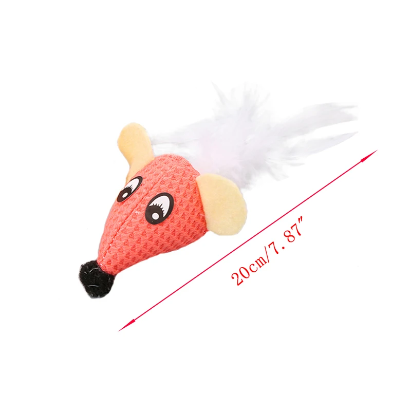 Игрушка плюшевая в форме мыши 5 цветов|Игрушки для кошек| |