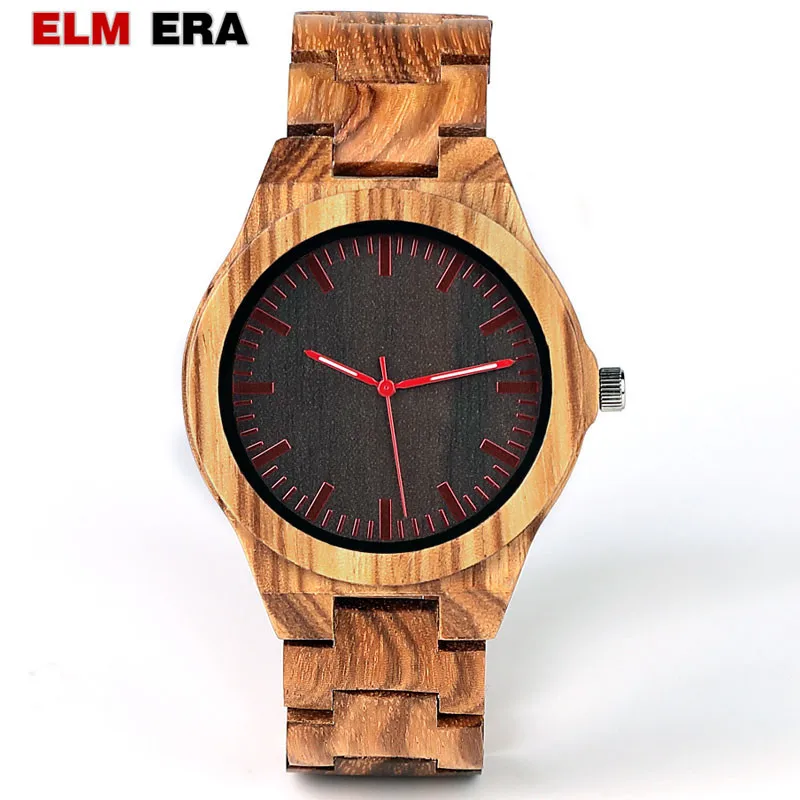 GNART мужские деревянные часы кварцевые модные наручные ручной работы Relojes Para Caballero