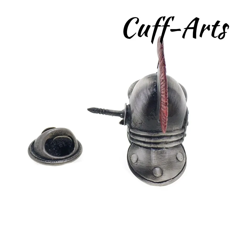 Значок для мужчин "Римский шлем" брошь гордости Hijab Pins Crystal Broche Pusheen by Cuffarts P10254.