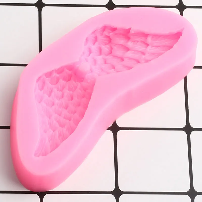 Angel Wings Silicone Mold Chocolate Baking Fondant Molds Cupcake DIY Cake Decorating Tools Aromatherapy Wax Clay Candle Moulds | Дом и сад