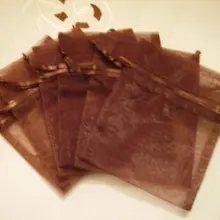 Бесплатная доставка 500 шт./лот кофейные коричневые сумки из