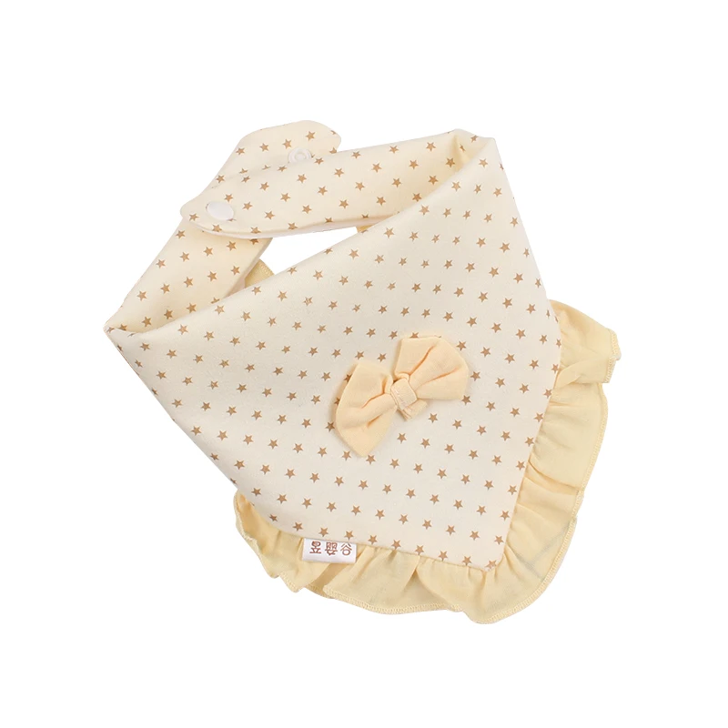 1 шт. нагрудники для девочек впитывающий хлопок треугольное полотенце