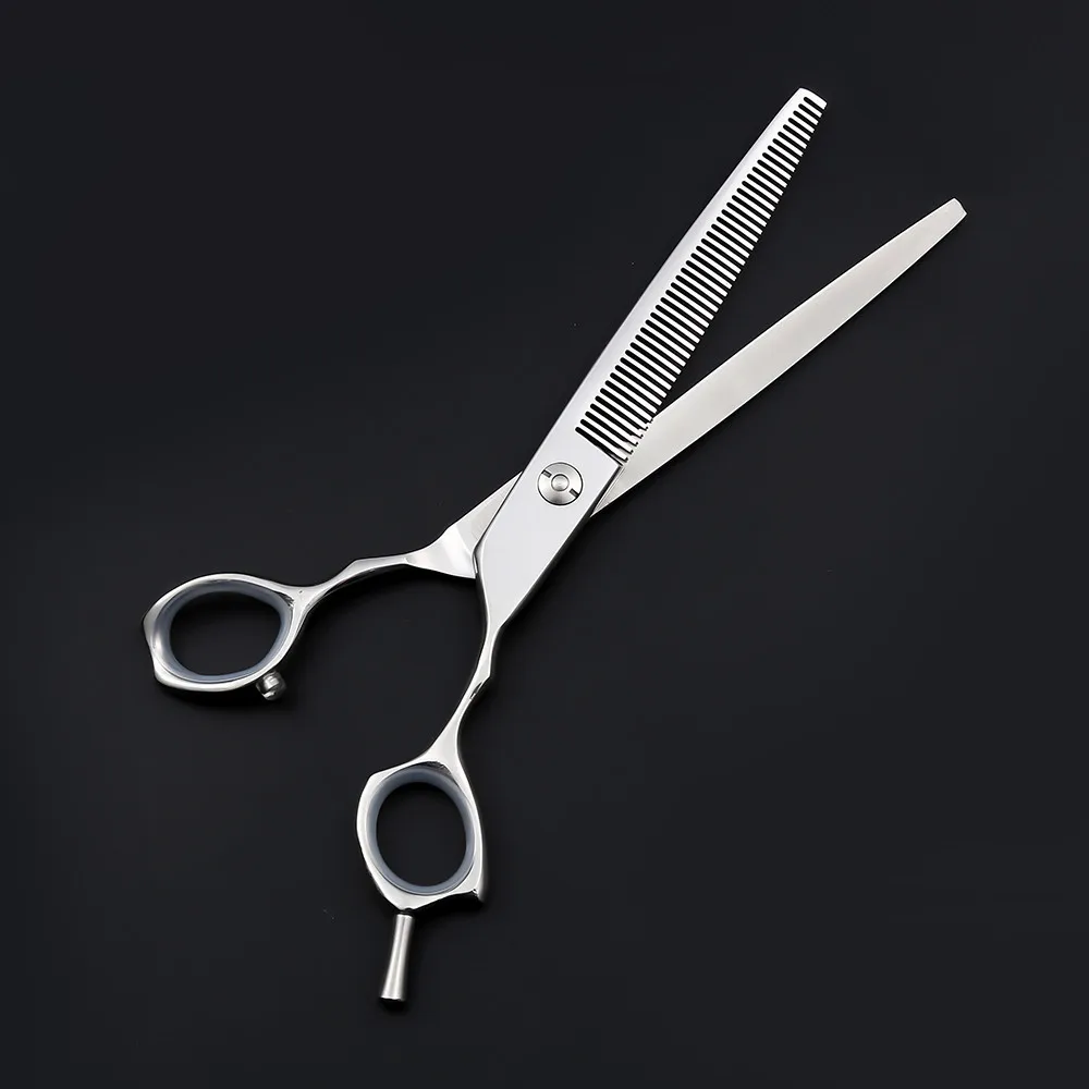 

7" Professional Pet Dog Scissors Stainless Steel Thinning Cutting Shears Dogs Cats Grooming Scissors Hair Trimming Tools Tesoura