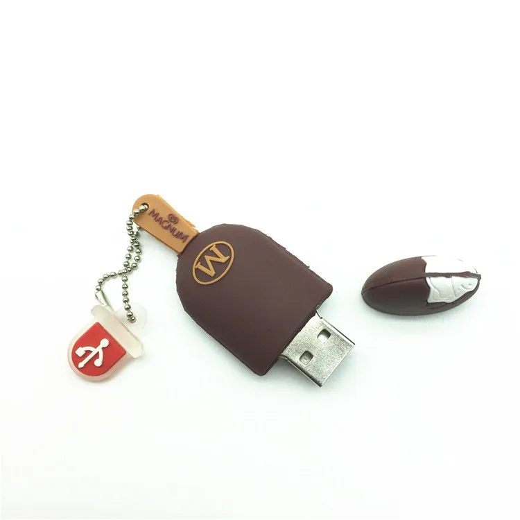 Мультяшный USB флеш накопитель Icecream флешка в виде шоколада 2 0 карта 32 ГБ 16 8 4 Гб