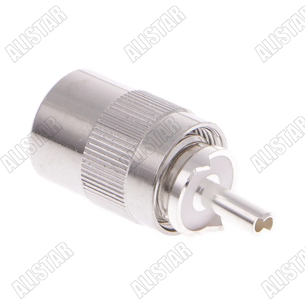 2 шт. UHF PL259 штекер для пайки RF поворотный разъем PL 259 кабеля RG8 RG213 RG214 LMR400 RG8X 7D